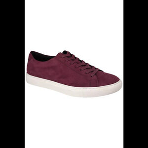 Alfani Men's Grayson Suede Suede Lace-Up Sneakers burgundy - Medium